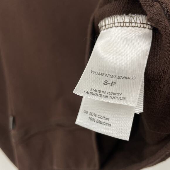 North Face Size Small Brown Flower Hoodie Women's Floral Embroidered Sweater - Picture 8 of 8